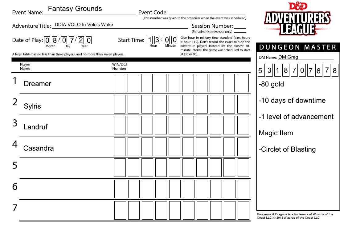 DDIA-VOLO In Volo’s Wake
